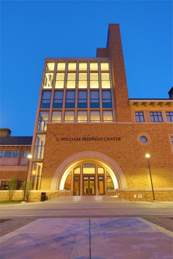 Exterior photo of Seidman College of Business