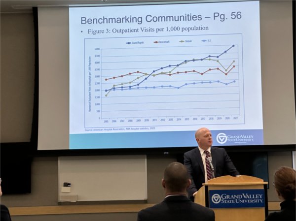 Daniel Montanera, assistant professor of economics, discusses community benchmarks.