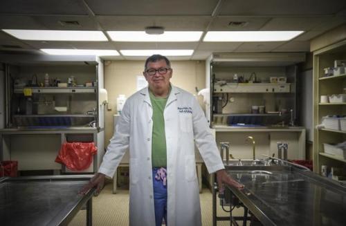 Stephen Cohle, Kent County medical examiner, will be the guest speaker at the next Science on Tap event, July 14. photo courtesy of MLive 