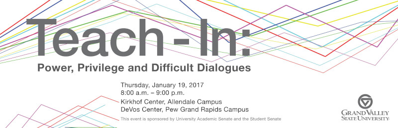 banner highlighting Teach-In date of January 19