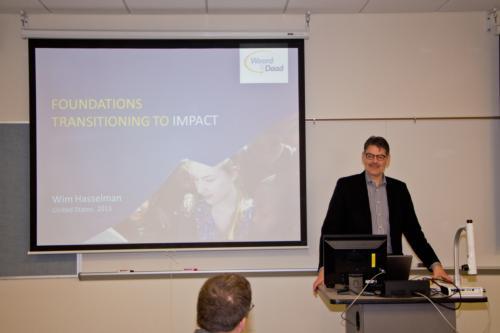 Wim Hasselman at the Johnson Center for Philanthropy