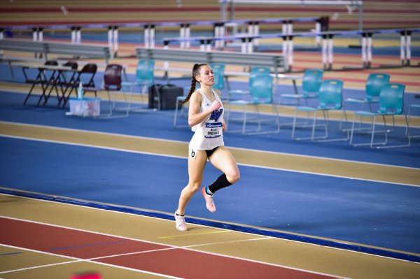 Nicole Sreenan runs in the 400-meter race at the NCAA Division II National Championships.