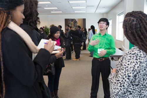 TRiO students attend a statewide conference at Grand Valley. They voted on a hashtag to use for a national campaign.