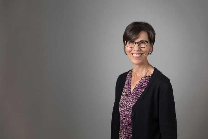 woman standing in studio
