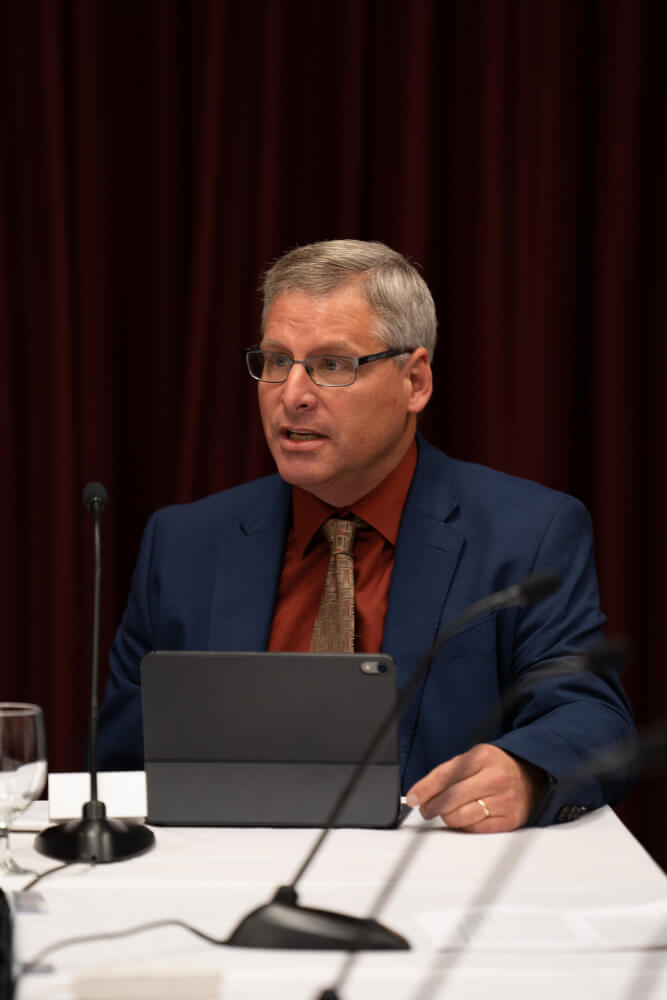 Photo of Jonathan Engelsma, professor of computer and information systems.