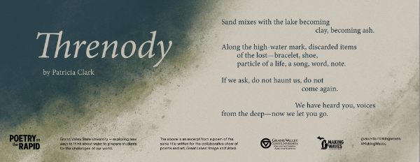 An award-winning placard