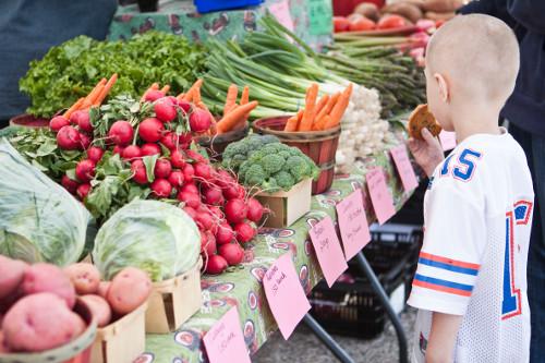 The GVSU Farmers Market opens June 4 in parking lot G.