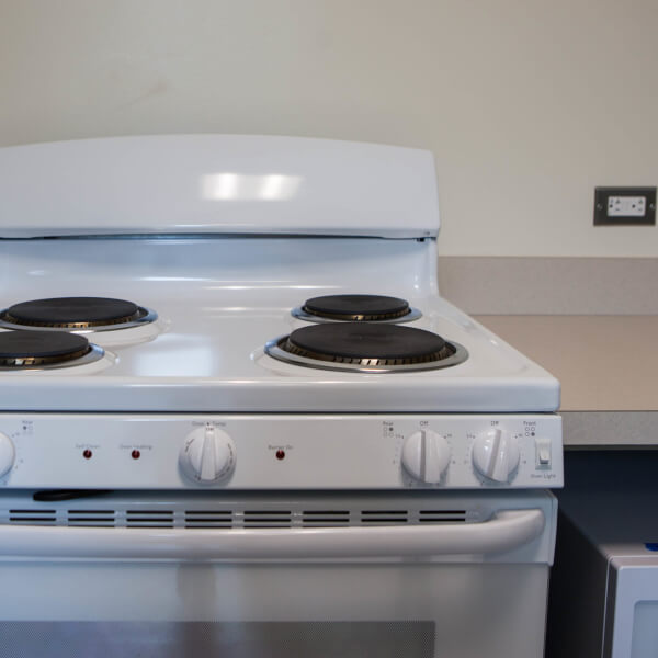 The SmartBurner has been installed in kitchenettes in the Holton-Hooker Learning and Living Center.