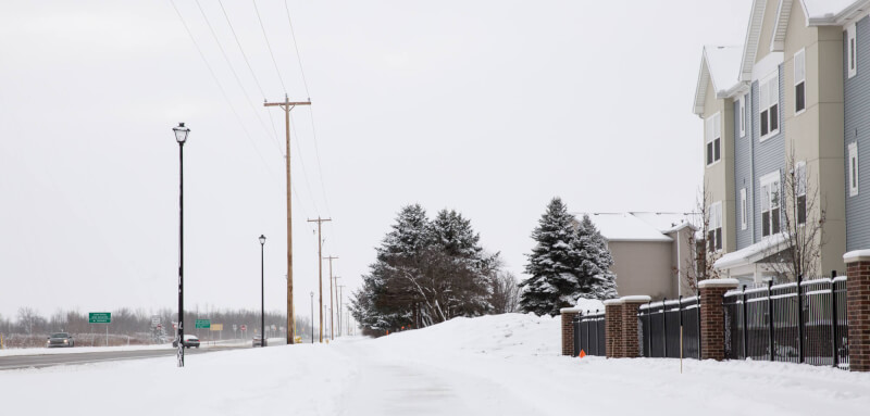 Street lights along 48th Avenue