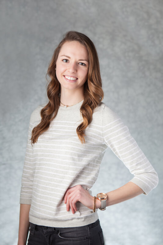 Woman posing with hand on hip