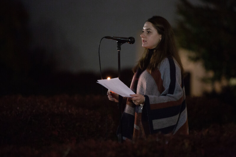 Allison Egrin, president of GVSU Hillel Chapter