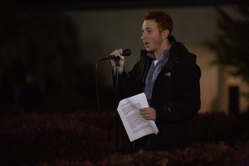 Morgan Mattler, president of Alpha Epsilon Pi