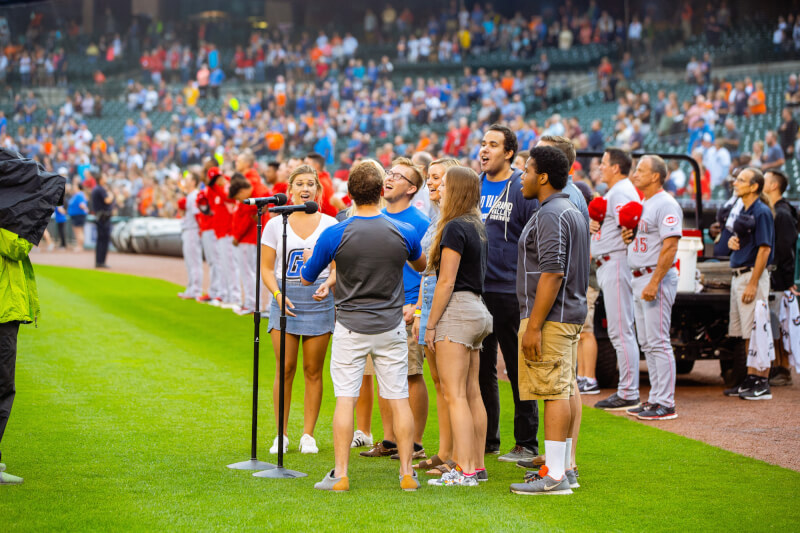 The student a cappella group