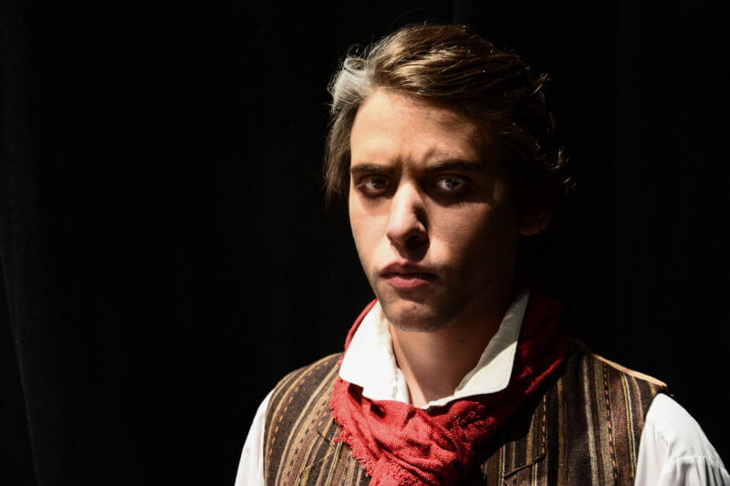 Photo of Max Elkiss as Sweeney Todd