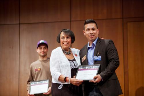 Lupe Ramos-Montigny, State Board of Education member, was one of six recipients of the Living Legacy Award.