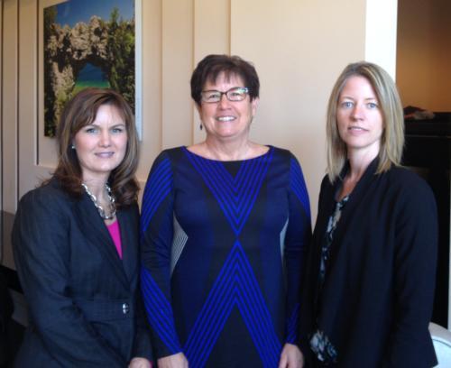 From left, Marlene Kowalski-Braun, Sue Snyder and Theresa Rowland.