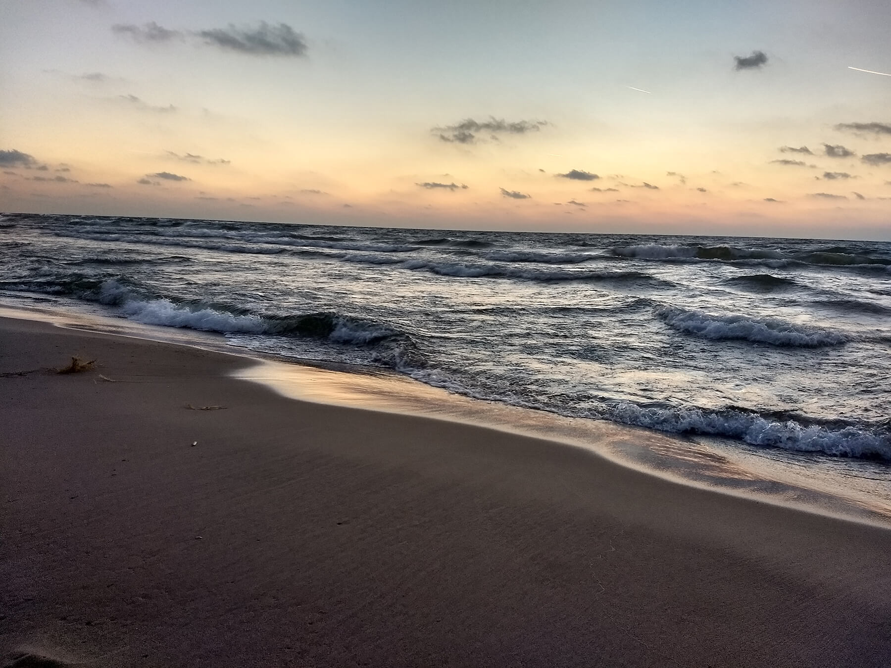 waves on lake