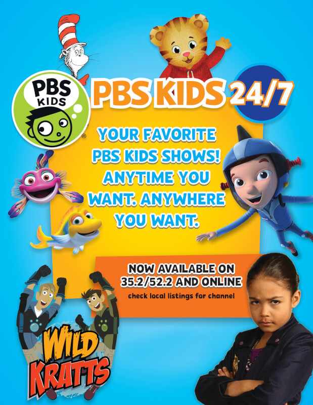 WGVU Public  Media has launched WGVU-PBS KIDS 24/7, which features education programming around the clock.