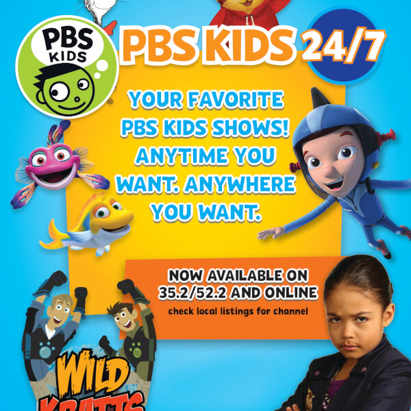 WGVU Public  Media has launched WGVU-PBS KIDS 24/7, which features education programming around the clock.
