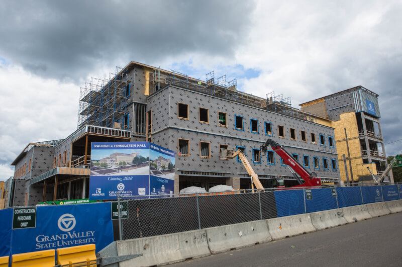 Raleigh J. Finkelstein Hall, on the Pew Grand Rapids Campus, will open in May 2018.
