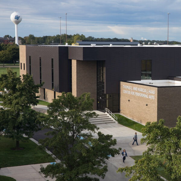 The Thomas J. and Marcia J. Haas Center for Performing Arts on the Allendale Campus has been awarded LEED® Silver certification by the U.S. Green Building Council.