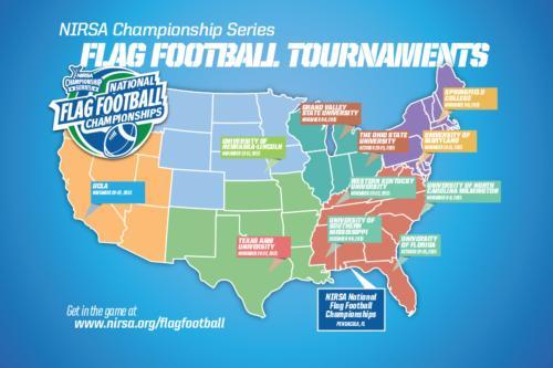 Grand Valley will host a NIRSA Regional Flag Football Championship November 6-8.