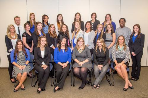 Members of GrandPR are pictured; the student organization received national affiliation recognition.