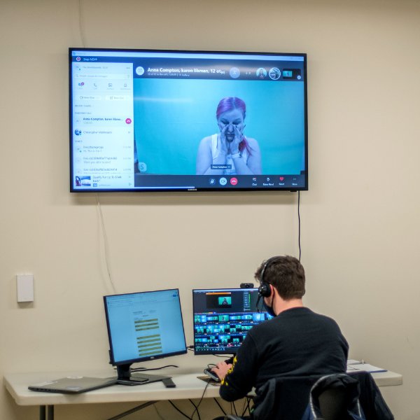 The command center for "The Revolutionists"