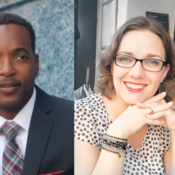 three headshots: Peter Whitt, Lindsey Burr and Barry Johnson