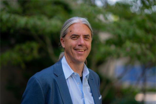 Donovan Anderson, interim dean for the College of Liberal Arts and Sciences, is pictured on the Allendale Campus on July 26.
