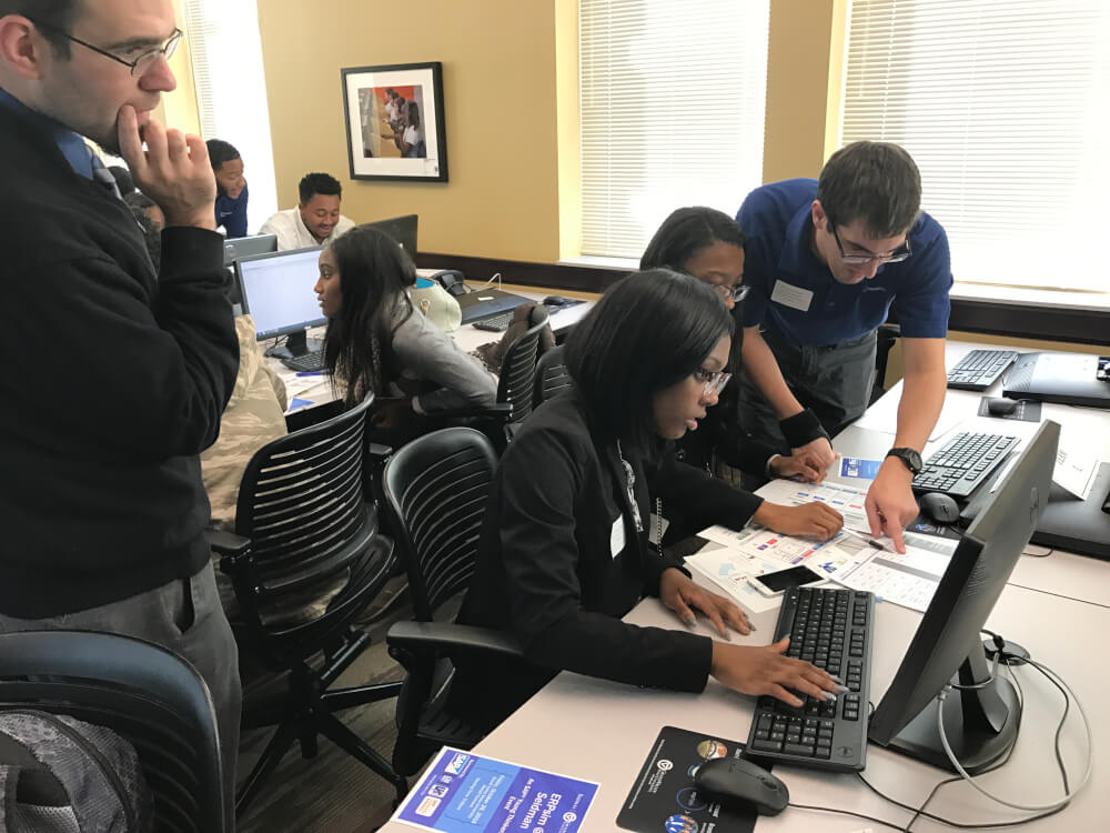 SAP Young Thinkers workshop at GVSU Detroit Center.