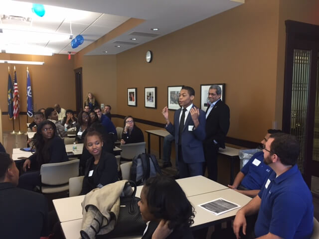 SAP Young Thinkers workshop at GVSU Detroit Center.