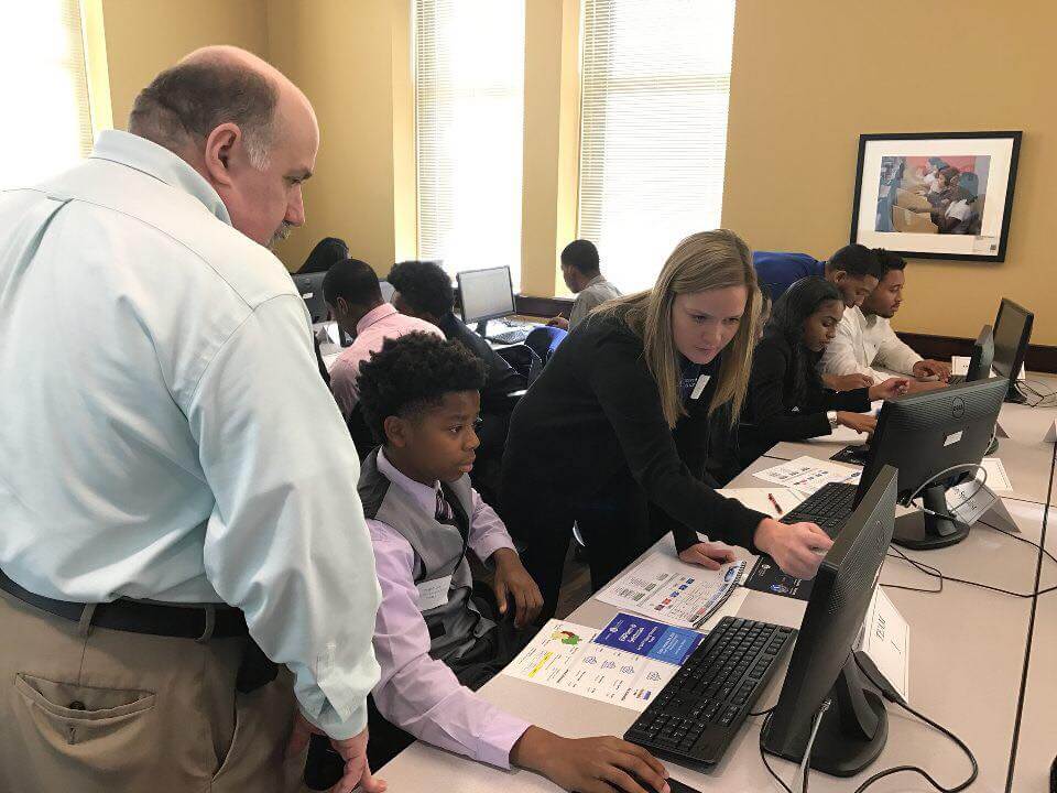 SAP Young Thinkers workshop at GVSU Detroit Center.