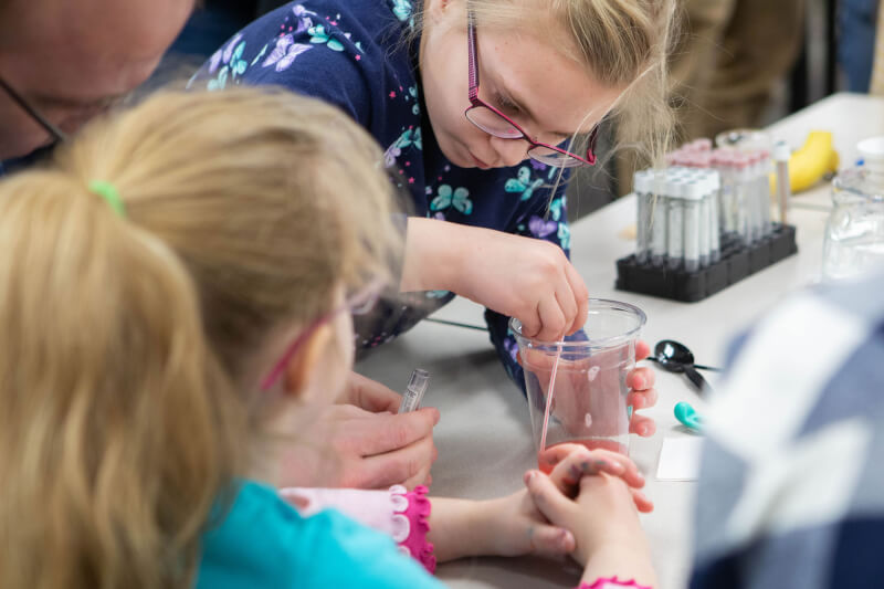Fall in Love with STEM took place February 23 on the Allendale Campus.