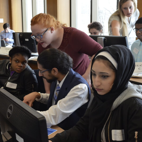 Charter high school students from across the state learned about the latest business technologies during the SAP® Young Thinkers Program. 