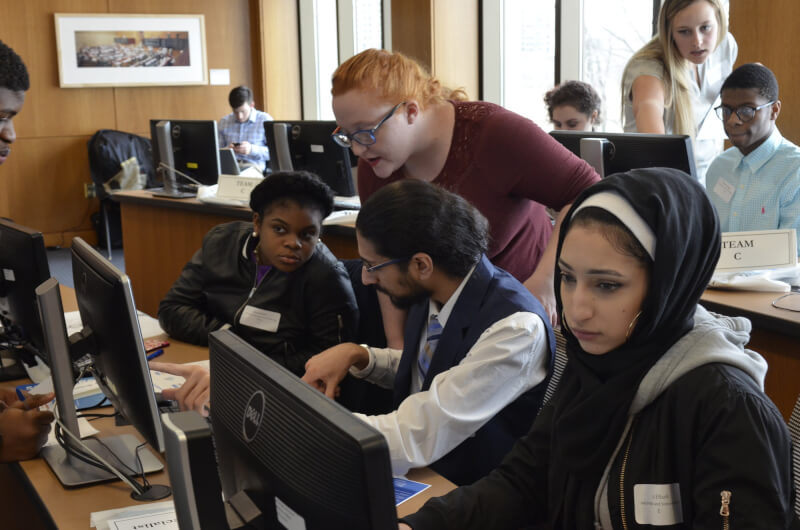 Charter high school students from across the state learned about the latest business technologies during the SAP® Young Thinkers Program. 