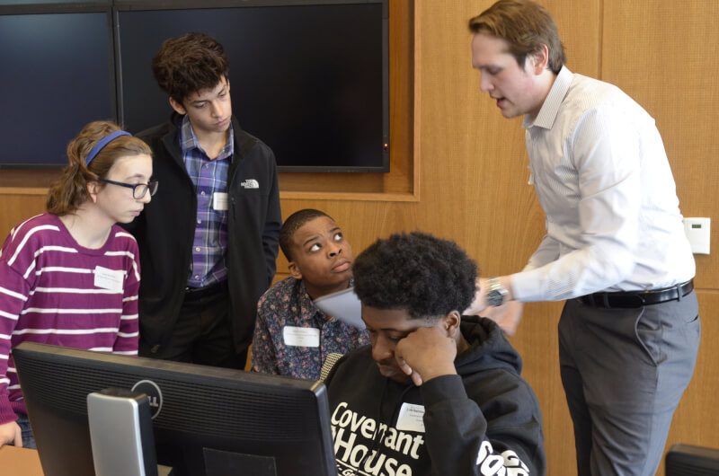 More than 32 charter high school students from across the state learned about the latest business technologies during the SAP® Young Thinkers Program.