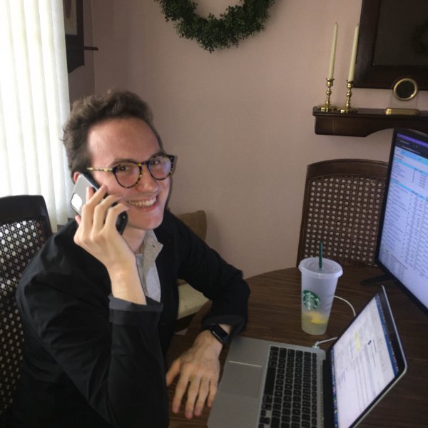 Photo of Kyle Bezy, a GVSU senior majoring in accounting.