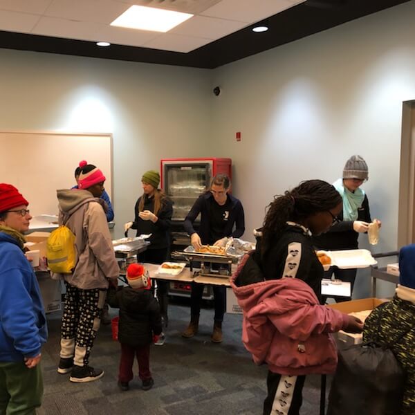 Food from Presidents' Ball was able to be used to help feed Grand Rapids area families on Feb. 1.