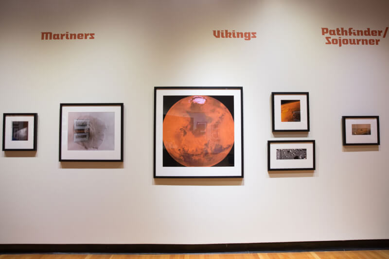 "Mars: Astronomy and Culture" will be on display in Grand Valley's Art Gallery through October 31.