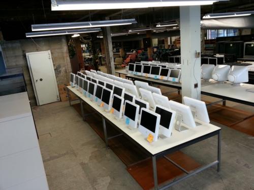 Some of the inventory for sale at the new GVSU surplus store