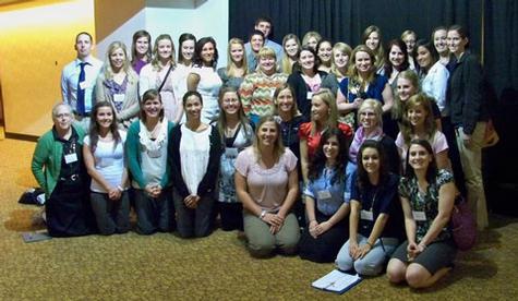 Grand Valley MHSA members at the conference.