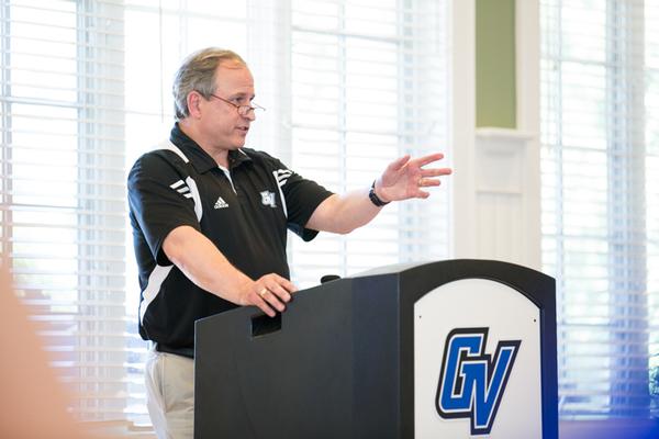 Dan Balice, �82, served as emcee.