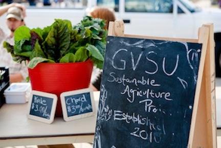Sustainable Agriculture Project, one of many programs at Grand Valley that display a commitment to sustainability.