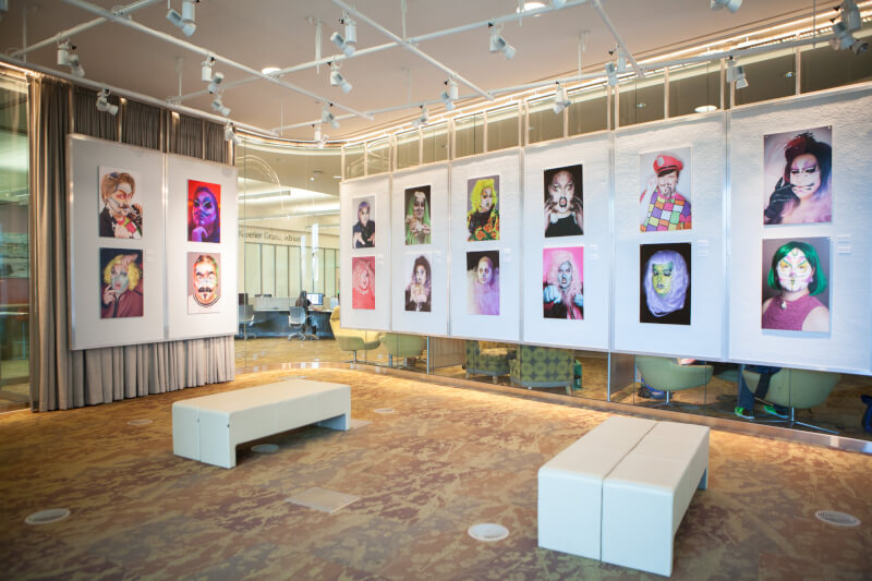 Photo from Art is Drag exhibit