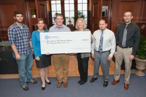 From left, Max Cerame, Elena Bridges, Steve Brown, Jean Nagelkerk, Tim VanAntwerp and Jeff Trytko. 