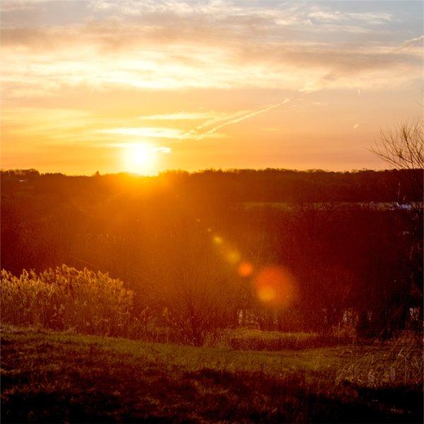 A sunrise over Hoffmaster State Park in Muskegon