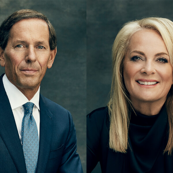 four headshots: Daniel DeVos, Pamella DeVos, Brian Kelly and Lupe Ramos-Montigny