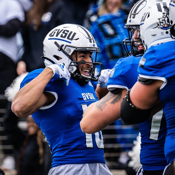 Football players celebrating