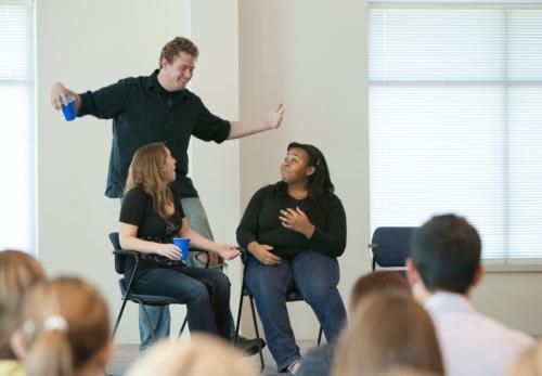 Student performance groups will perform select stories April 15.